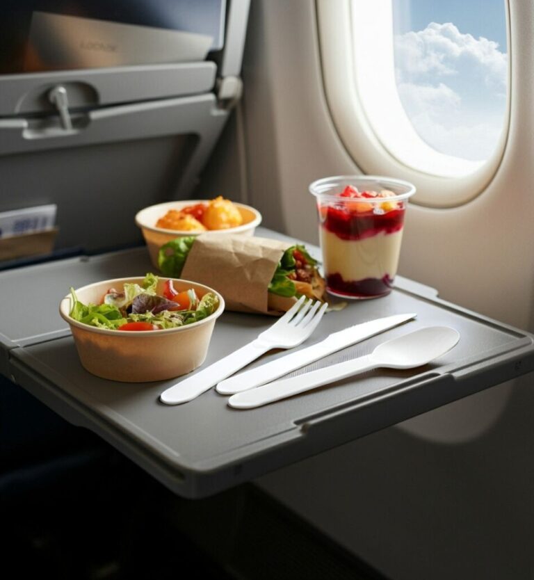 Paper Cutlery for Airlines - Hello Straw