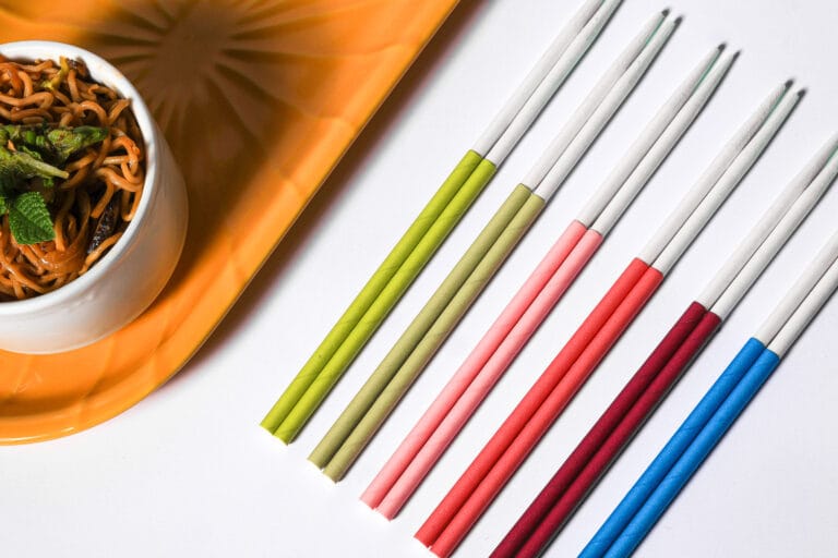 Colourful chopsticks