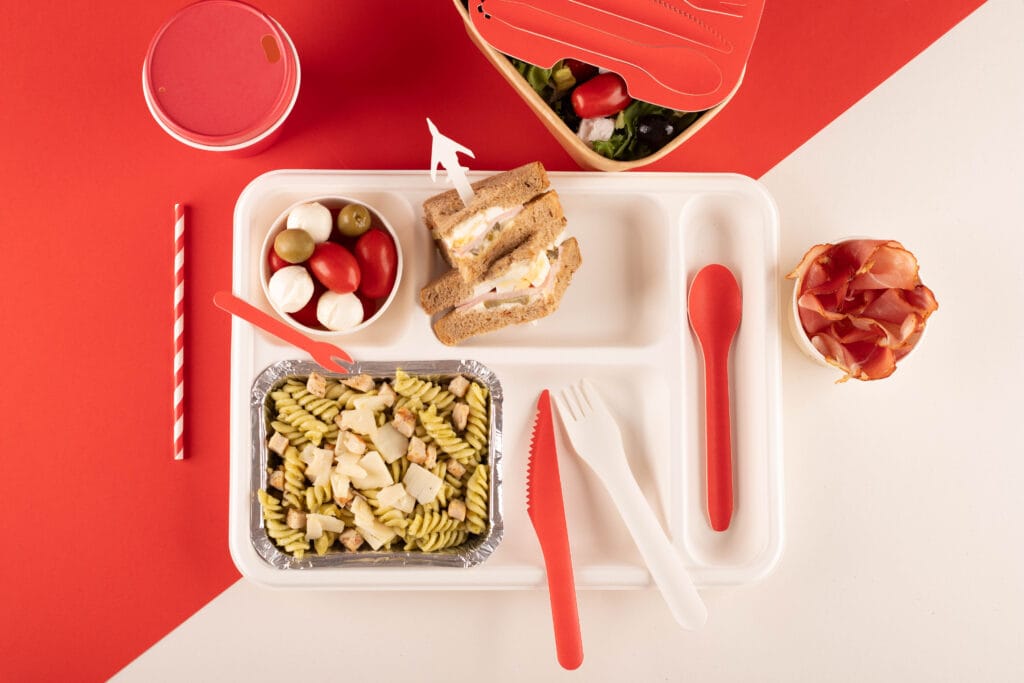 paper cutlery for airline catering